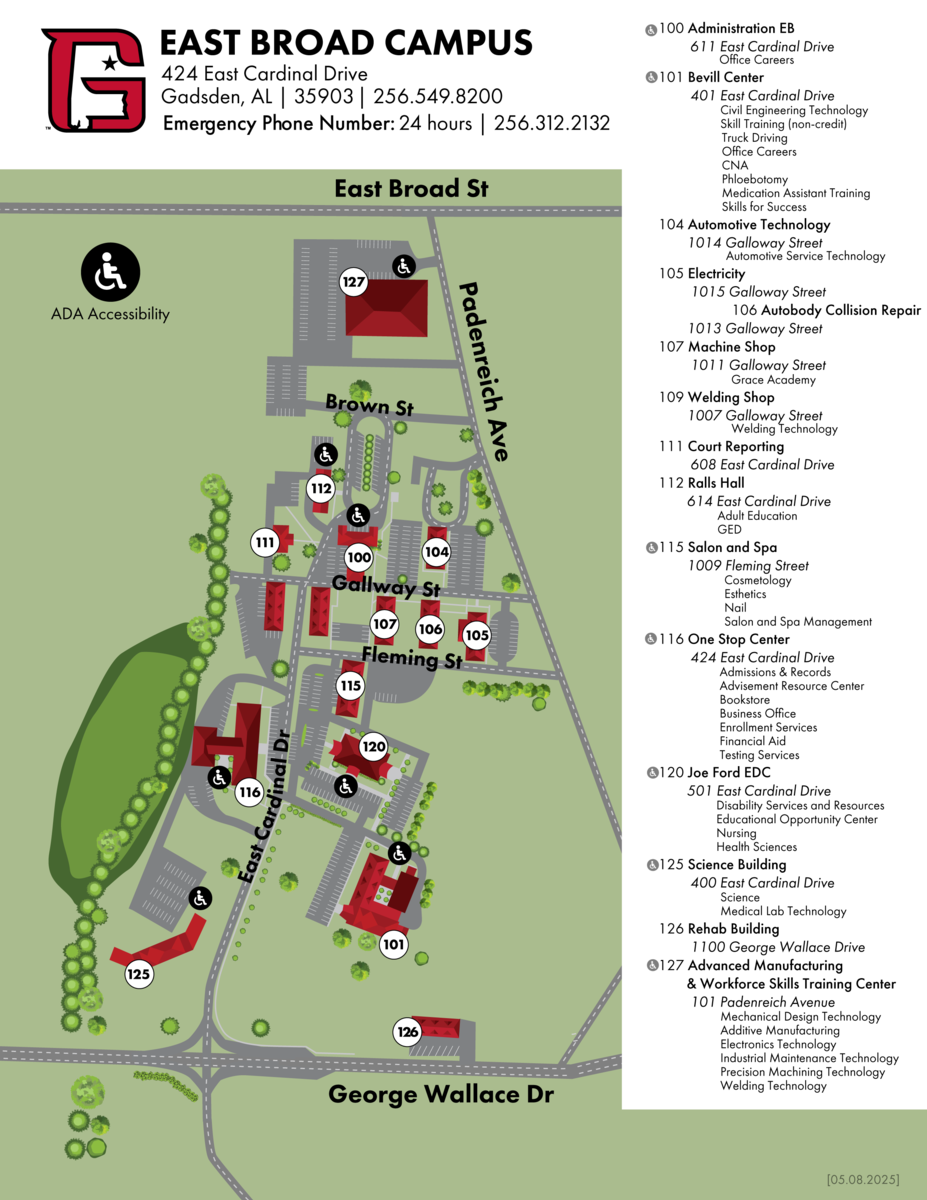 Campuses Gadsden State Community College